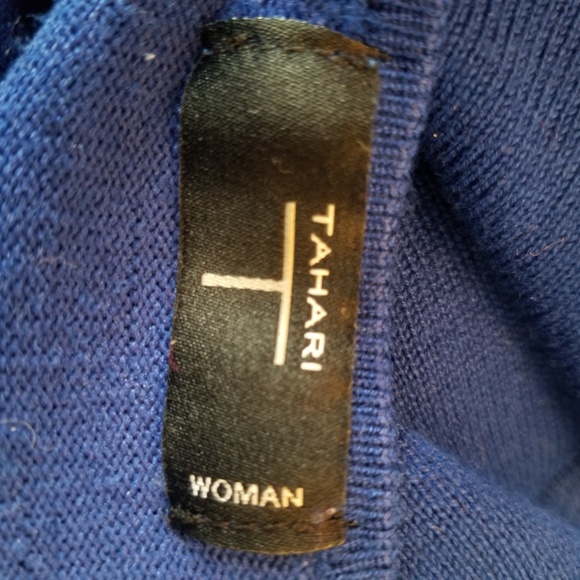 T Tahari Solid Monochrome Long-Sleeve Tops (2 Color Options) - Picture 9 of 10